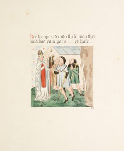 Ms. New Coll 380, f31r. A Carlisle-i Szent Mária székesegyház régiségei, Robert Carlile rajza, 1795 (toll, tinta és wc papíron)